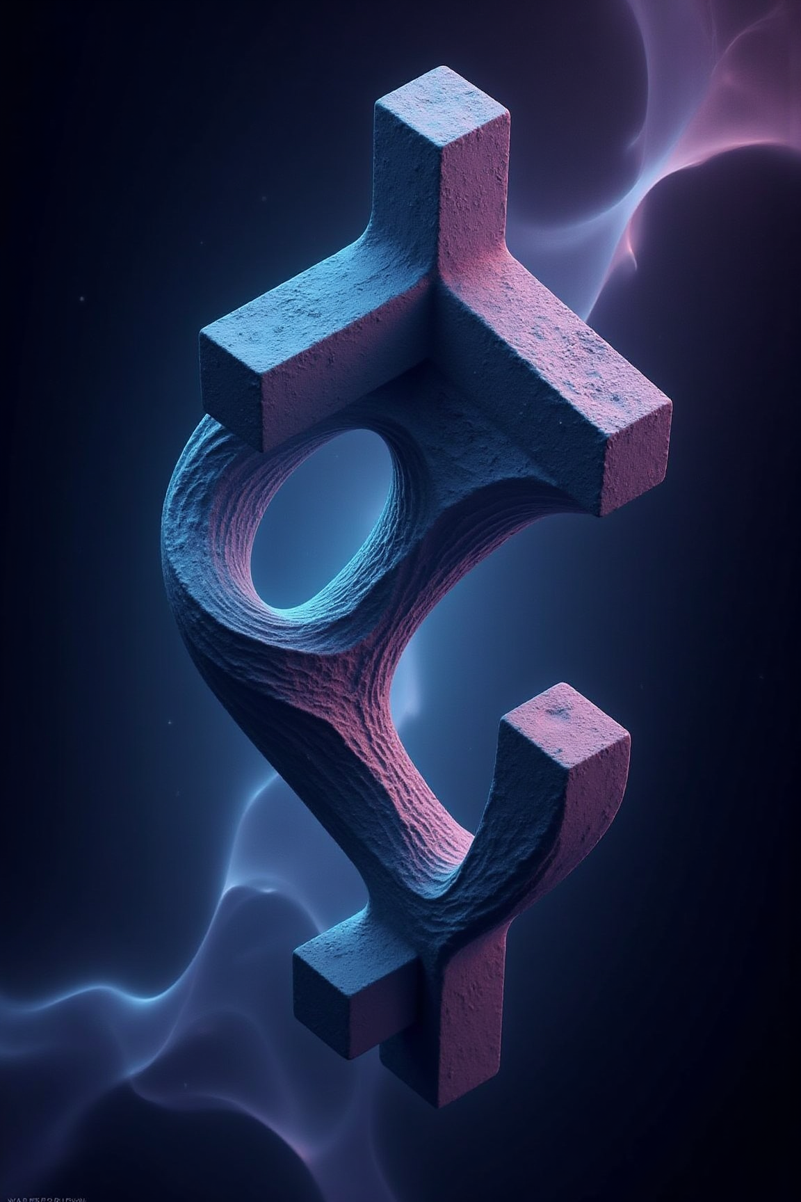 , YFG-Ge0m A wallpaper featuring a series of interconnected, three-dimensional cubes, each with a unique texture and pattern, creating a sense of depth and complexity. The cubes appear to be floating in a nebulous space, with subtle lighting and soft shadows enhancing their three-dimensional form. The color palette is a gradient of cool tones, transitioning from deep blues to soft purples, giving a sense of tranquility and serenity. The background is a dark, abstract space, reminiscent of a cosmic expanse, adding a sense of mystery and wonder.