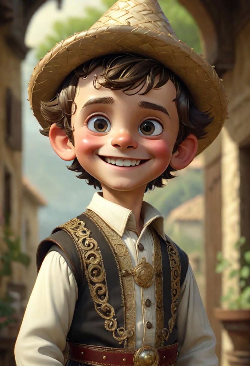 (((masterpiece:1.7))), (((randomly picked cute male child_1.8))), (smiling and happy:1.5),  (full-body shot:2), (traditional male costume of Calabria from Arbereshe Community), filigree, 8k, cartoon digital illustration, cute big pixar reflective eyes, unreal engine cinematic smooth, dreamlike, intricate detail, oil on canvas by Mark Ryden, golden ratio, perfect composition, UE5, trending on artstation and cgsociety, soft natural volumetric cinematic perfect light, award-winning photograph, by Anno1313 art style, --chaos
