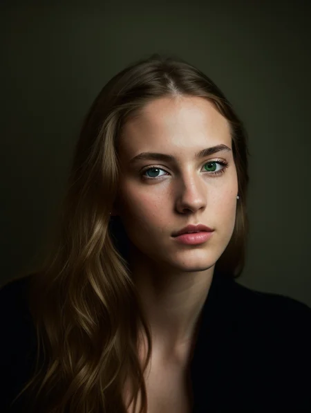 1girl, green_eyes, forehead, lips, long_hair, looking_at_viewer, nose, photorealistic, portrait, realistic, solo ,masterpiece
shallow depth of field, (high detailed skin:1.2), 8k uhd, dslr, soft lighting, high quality, film grain, 20mp, Fujifilm XT3, 80mm, hasselblad