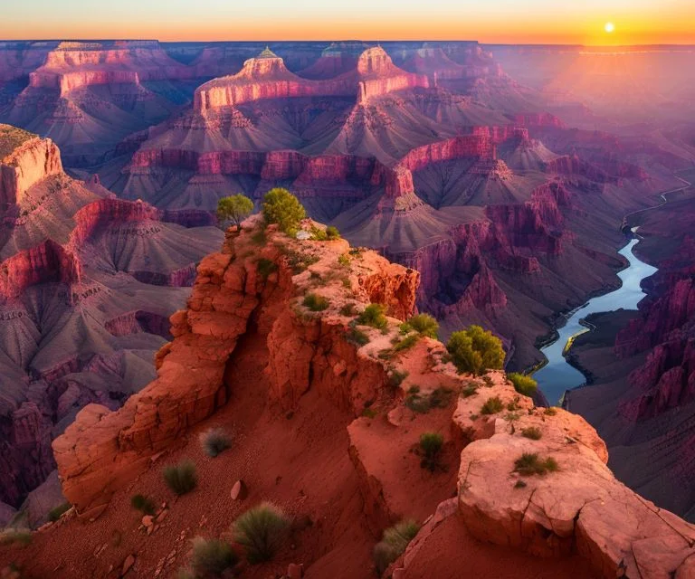 epic painting of The Grand Canyon, Arizona at night, <hypernet:longexposure:1>, hd, high octane render, smooth