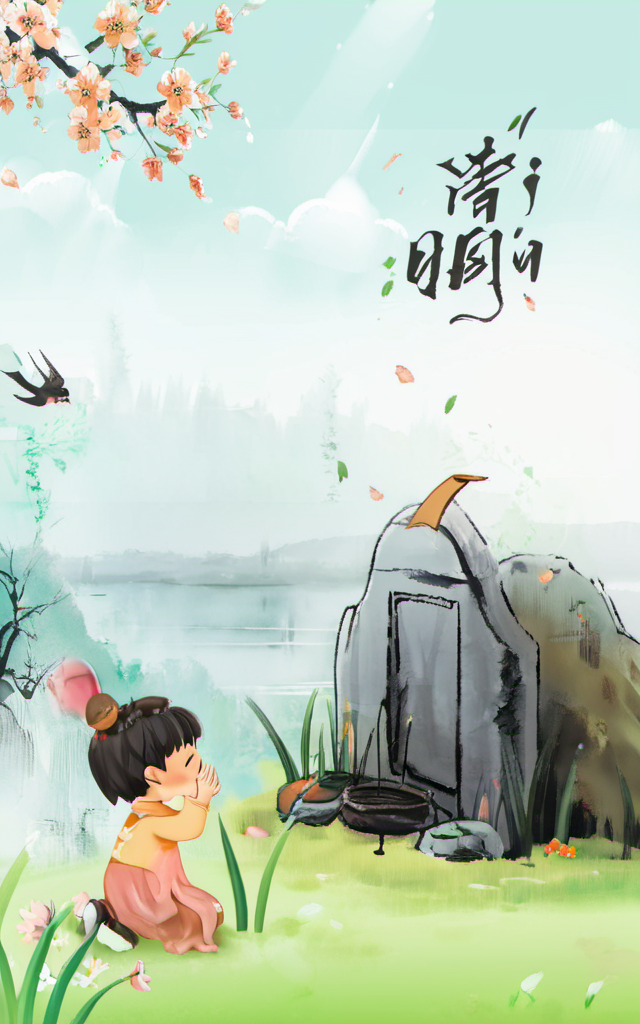 Sweeping Day Photography, a little girl kneeling down near a grave, best quality, high quality, masterpiece, 8K UHD, highly detailed, ultra detailed <lora:sweeping-day_lora_r64_sdxl:1.2>