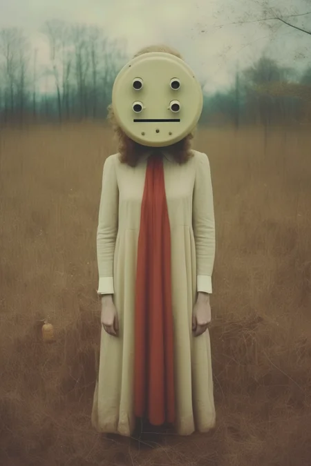 <lora:Christopher Ryan McKenney Style:1>Christopher Ryan McKenney Style - Surreal awward winning photography shot on Diana F+ and Hasselblad in the style of KAMILLA HANAPOVA
