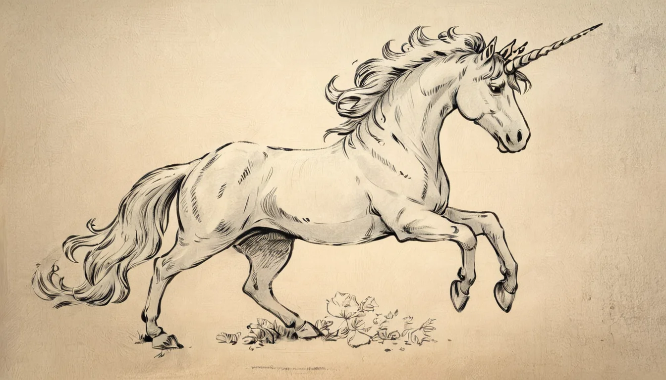 a drawing of a unicorn <lora:Concept Art v1:1>