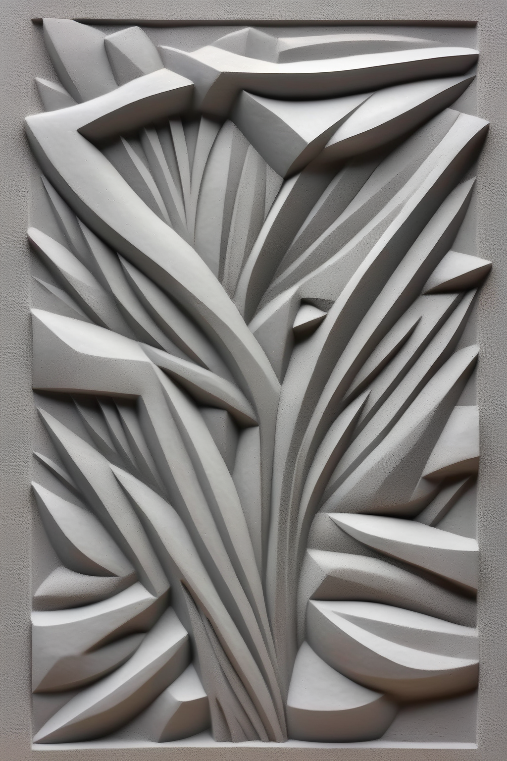 <lora:BAS-RELIEF:1>BAS-RELIEF - a relief pattern based on concrete in tones of grey picasso