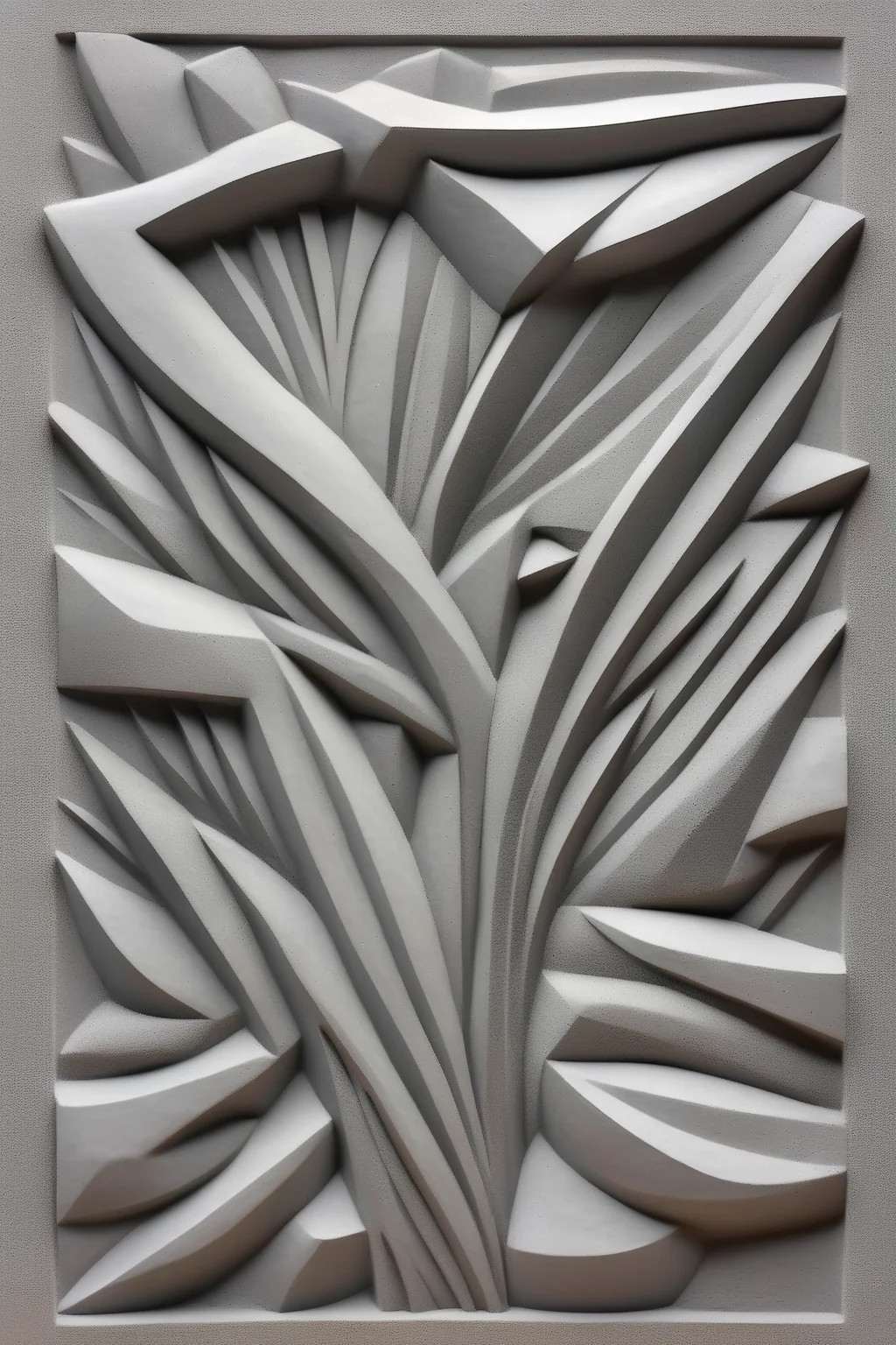 <lora:BAS-RELIEF:1>BAS-RELIEF - a relief pattern based on concrete in tones of grey picasso