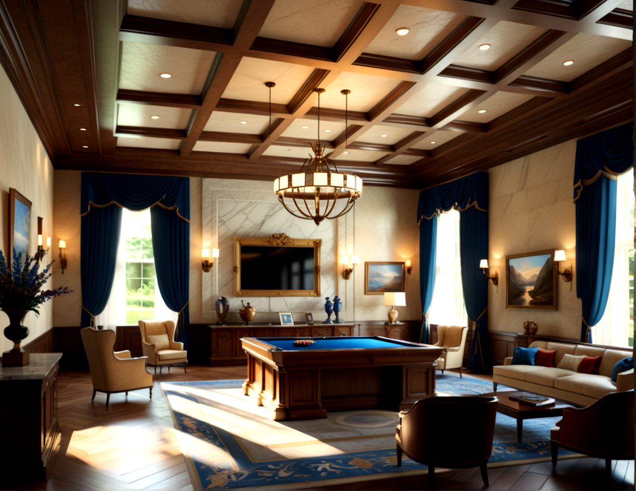 score_9, score_8_up, score_7_up,
<lora:Authoritarian_Interior_(Architecture)_(SDXL)_(AD):0.8> Authoritarian Interior, interior design, architecture, limestone, marble, wood, plaster, coffered ceiling, 
8K, In'ei, chiaroscuro, volumetric lighting, perfect depth of field shot, 8K CGI render, beautiful, subsurface scattering, photographic realism, asymmetric viewpoint, off center perspective, art by Thomas Kinkade, 
BREAK zPDXL, zPDXLxxx,  <lora:wowifierXL:0.2> art by mooncryptowow <lora:sdxl_lightning_8step_lora:0.4> <lora:detailed_notrigger:0.5>