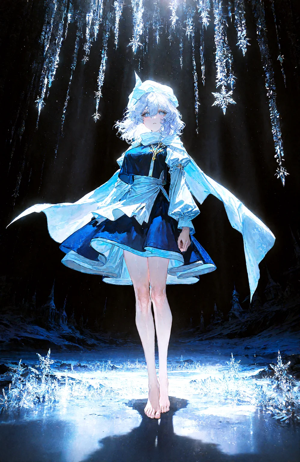1girl, letty_whiterock, snowflakes,  looking at viewer,feet,
rella, rolua, negative space, cinematic shot, very awa,quasarcake, retro_artstyle, retro,
masterpiece, best quality, amazing quality, very aesthetic, absurdres,  newest, (volumetric lighting), <lora:Snowflake:0.7>,<lora:ponyv5_noobE11_1_adamW:0.6>, <lora:add-detail-xl:0.5>, <lora:cfg_scale_boost:0.5>, <lora:retro_scifi_artstyle:0.6>, <lora:USNR STYLE_XL_loha:0.6>