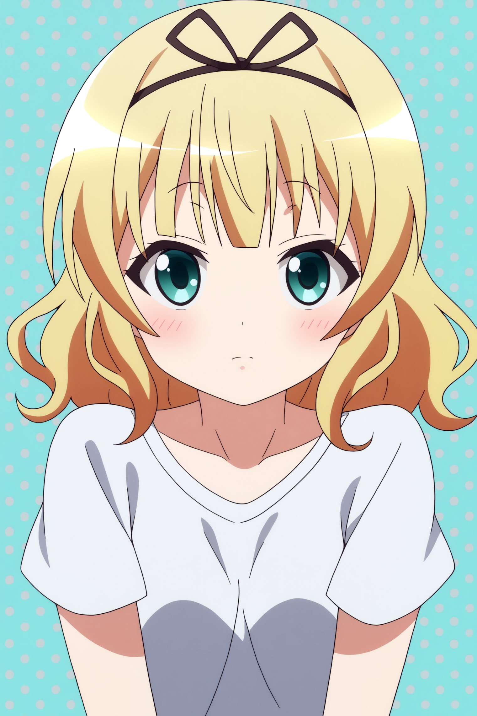 solo, anime coloring, Sharo Kirima <lora:Gochuumon-Sharo_Kirima-PDXL:0.8>
