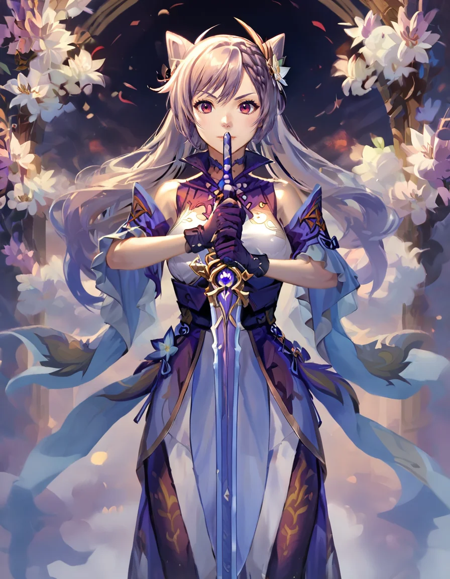 score_9, score_8_up, score_7_up,
source_anime, rating_safe,
keqing,
one-handed,planted-sword,holding sword,
fantasy background,
<lora:planted_sword:1>