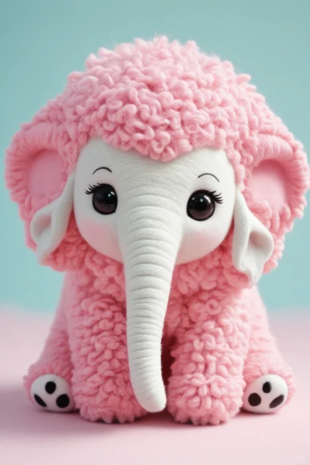 Adorable Kawaii, "Woolly Loxodon", pretty, cute, adorable, kawaii