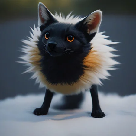 score_9, score_8_up, score_7_up, pikaole no humans (animal focus:0.5), (Great Tit:1.05), fur, full body solo blurry background, cute rating_safe source_furry, (dynamic pose:0.5), pikaole, source_photorealistic