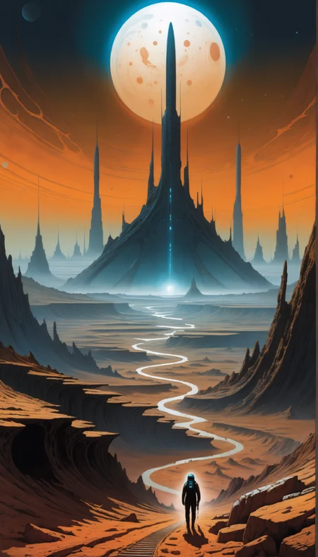 Alien landscape, moebius, dead space