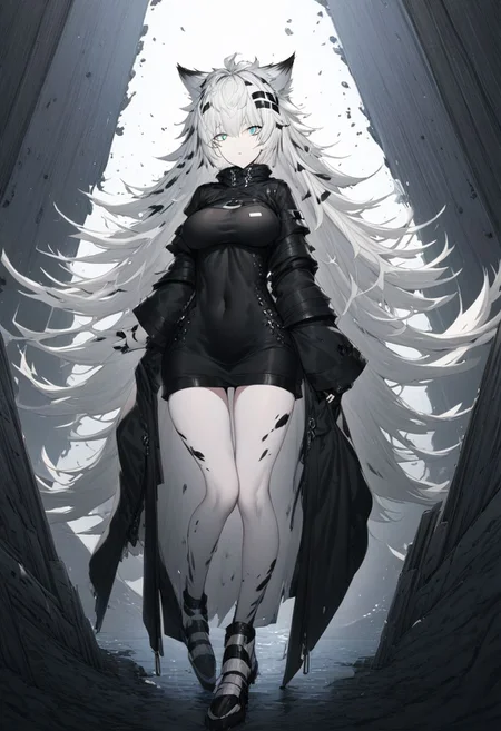 masterpiece, best quality, ultra-detailed, beautiful, nai3, 1girl, solo, full_body, tachi-e,
lappland_\(arknights\),