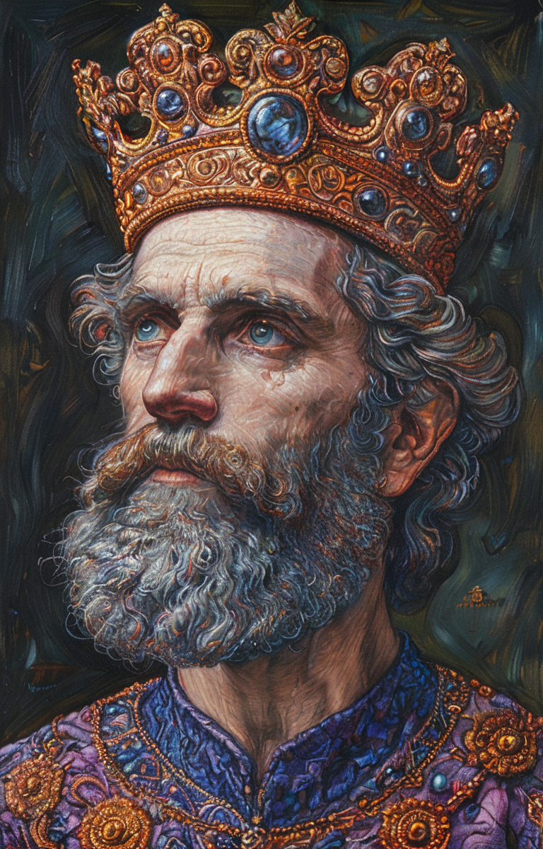 masterpiece,best quality,<lora:tbh179-sdxl:0.9>,illustration,style of David Welker, portrait of noble man