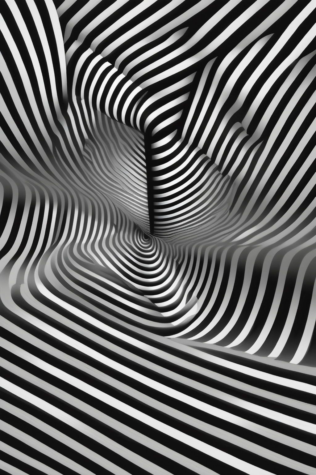 <lora:Op Art:1>Op Art - black and white lines optical illusion. Whenn looking, lines seems to move as optical illusion