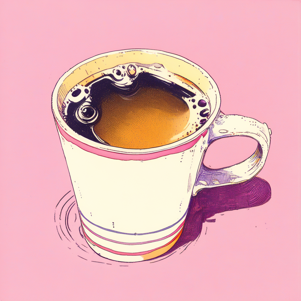 a cup of coffee