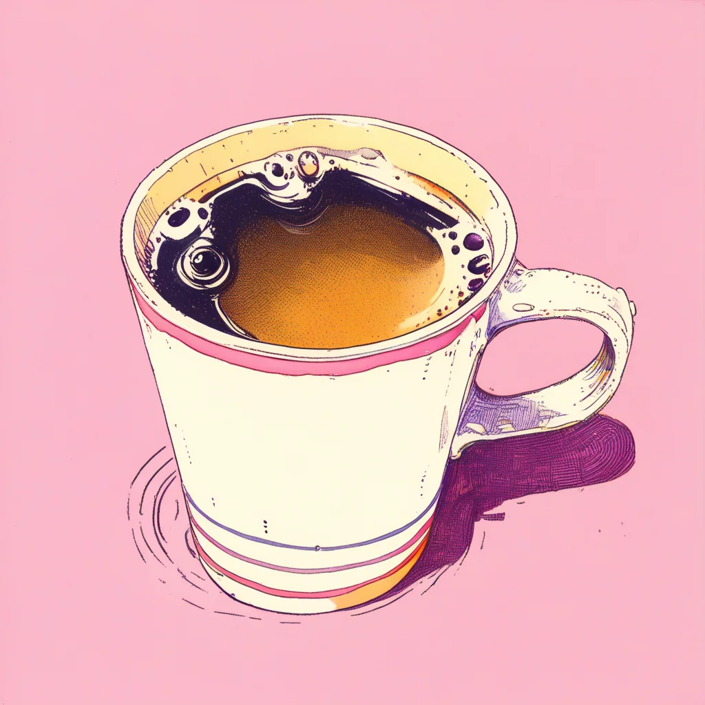 a cup of coffee