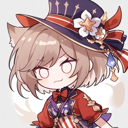 ,1girl,solo,upper body,,liberte,chibi,white background, <lora:Qszb:0.8>,<lora:liberte:0.8>, masterpiece, best quality, very aesthetic, absurdres,meme