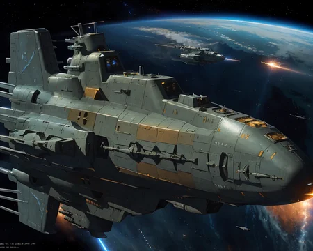 best quality,masterpiece,highly detailed,ultra-detailed,
(logh spacecraft, space_battleship   look like  Dagger  science fiction , scifi :1.1)   in orbit earth \(planet\), starry sky, nebula, beam,laser,glowing engin,
 <lora:LOGH_FPA_V02:0.75>