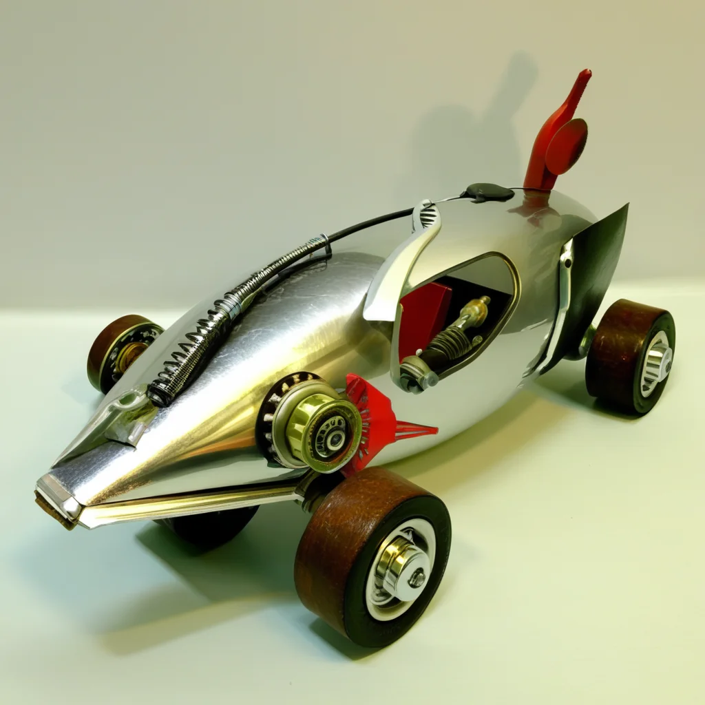 recyclforge futuristic car<lora:recyclforge:1>