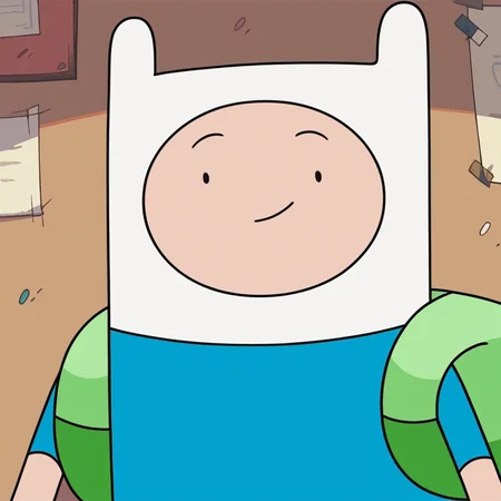 score_9, score_8_up, score_7_up, <lora:f1nn4:1> f1nn4,1boy,finn the human,adventure time,solo, portrait,smile, <lora:Adventure_Time_Style_LORA:1> dot eyes