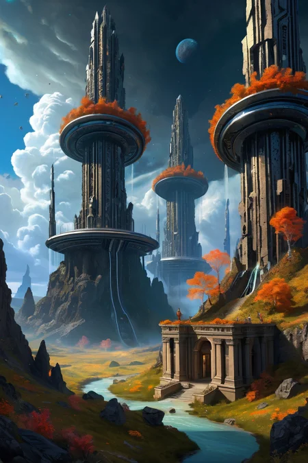 magnetar coral castles, astrogeological formations housing black hole zoo preserves curated by event horizon archivist holograms, volcanic glass ruin fields where basalt column pipes steam with geyser breath, the razor-sharp landscapes patrolled by pumice-bear guardians, cinematic view, epic sky, detailed, concept art, low angle, high detail, warm lighting, volumetric, godrays, vivid, beautiful, trending on artstation, by jordan grimmer, huge scene, grass, art greg rutkowski,
<lora:detailed_notrigger:0.7>, <lora:add-detail-xl:0.3>, oil painting art style from Renaissance period, masterful composition, Renaissance mood, renaissance oil painting, brush strokes, Baroque art style, dynamic composition, dramatic lighting, rich colors, intricate details, professional-grade execution, captures the grandeur and theatricality of the Baroque period