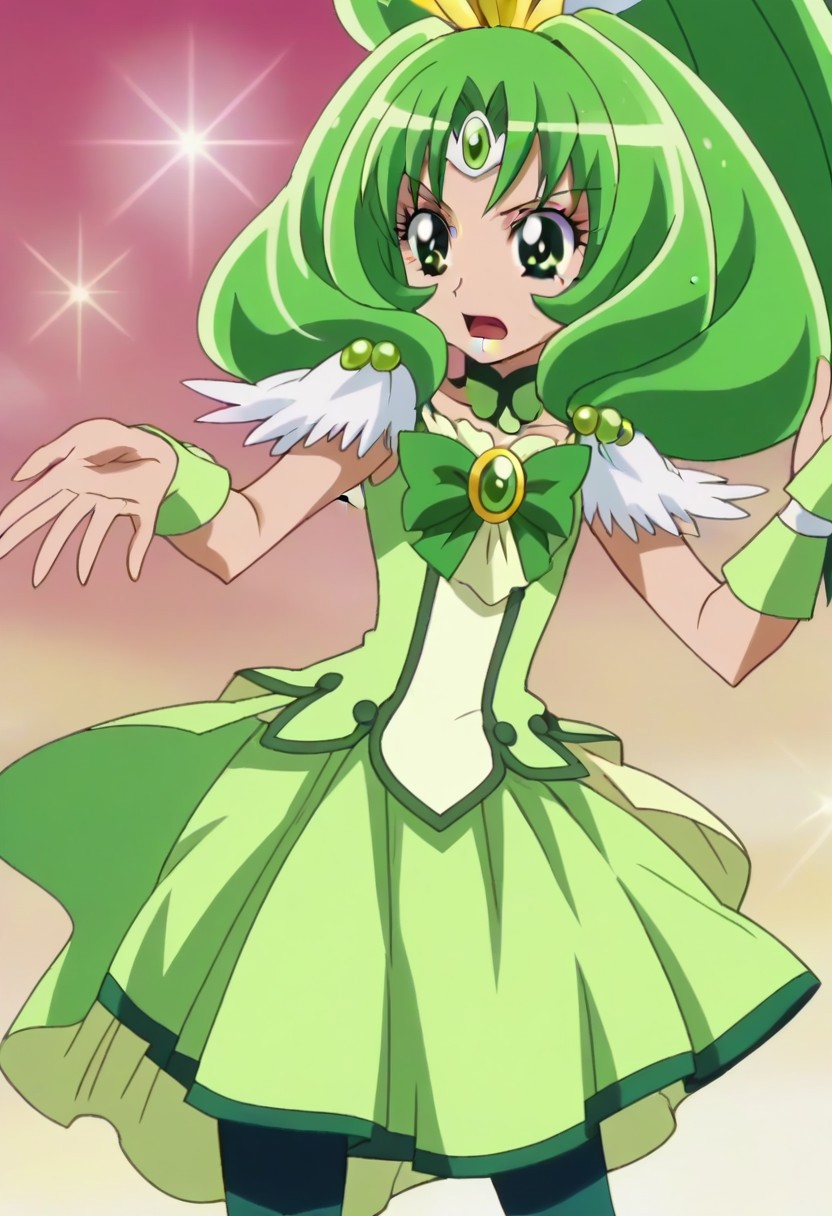 detailed background, shiny skin, <lora:curemarch.pony:1>, curemarch,, , ,,,,,,anime coloring, anime screencap, 1girl,Solo ,, anime,,,,official art, Uncensored ,Unedited ,,,,