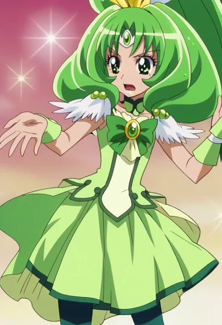 detailed background, shiny skin, <lora:curemarch.pony:1>, curemarch,, , ,,,,,,anime coloring, anime screencap, 1girl,Solo ,, anime,,,,official art, Uncensored ,Unedited ,,,,