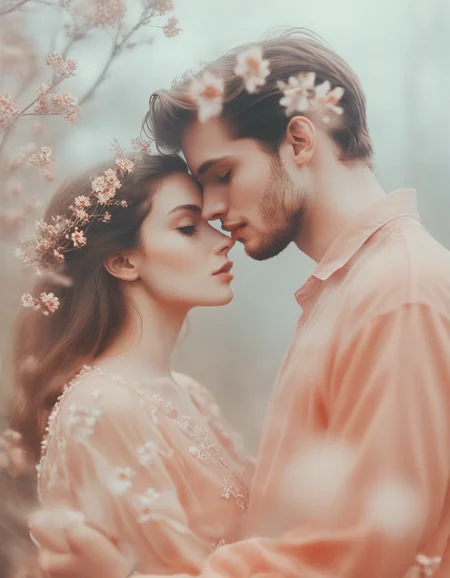 <lora:101_novuschroma_1:1> couple in love novuschroma style