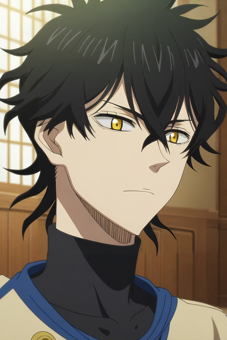 score_9, score_8_up, score_7_up, source_anime, rating_safe, intricate details, anime screencap, anime coloring, official style, , , 1boy, solo, male focus, <lora:yuno_black_clover_pony:0.9>, yuno_black_clover, black hair, yellow eyes, short hair, hair between eyes, wide angle, wide shot, cowboy shot, dining room, indoors, leaning on object, distracted, aloof, oblivious, , <lora:sdxl_lightning_8step_lora:1>