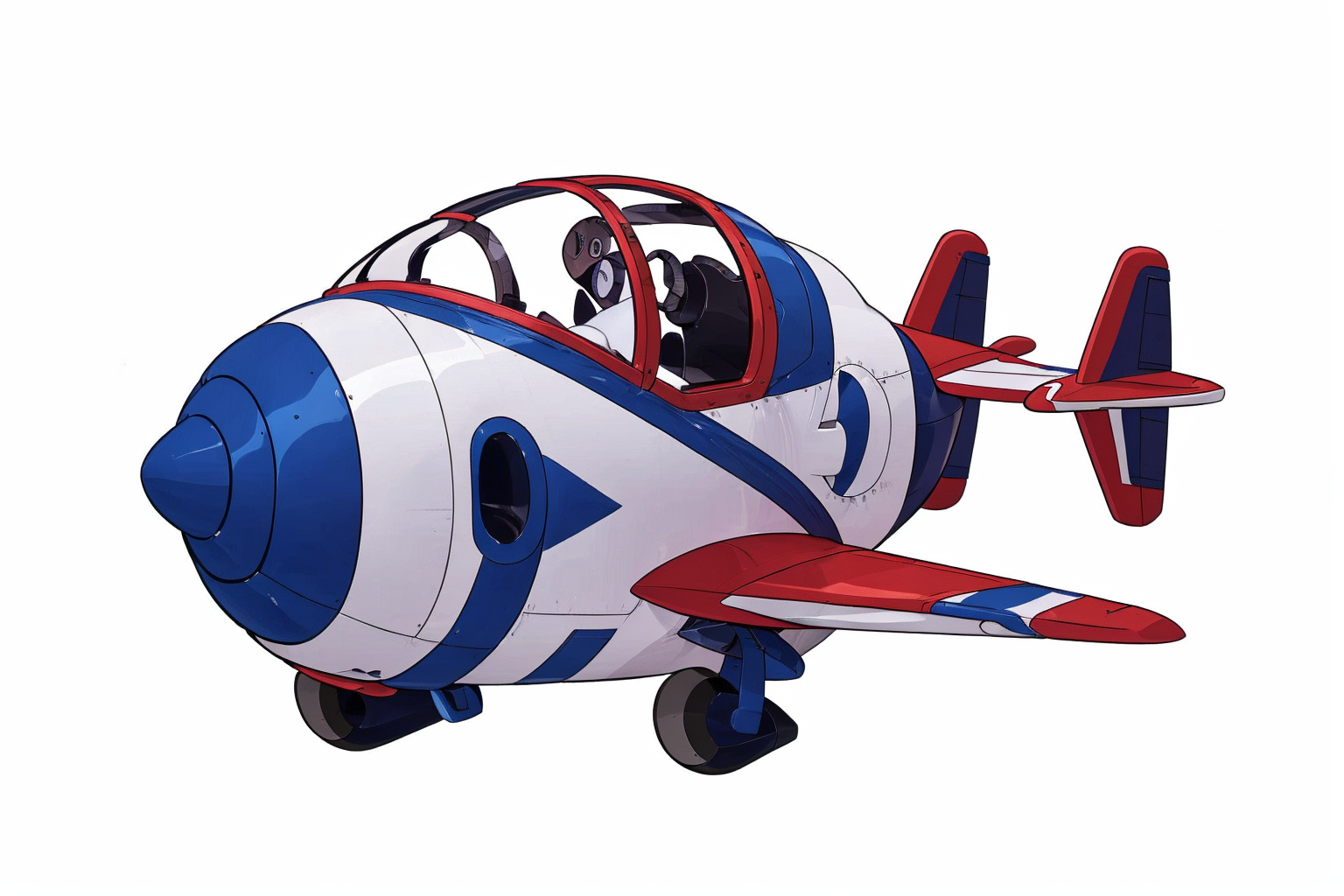 (masterpiece, top quality, best quality, official art, beautiful and aesthetic:1.2),(8k, best quality, masterpiece:1.2), CGcuteplane asw,  no humans, (white background:1.3), simple background,  <lora:CGcuteplane asw:1>