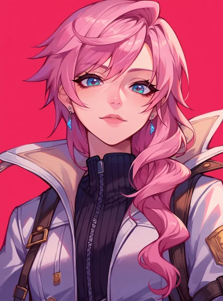 zPDXL2, source_anime,
lightingxl, 1girl,solo, jacket, miniskirt,long hair, portrait,
<lora:lightningxl:0.7> <lora:princess_xl_v2:0.8>