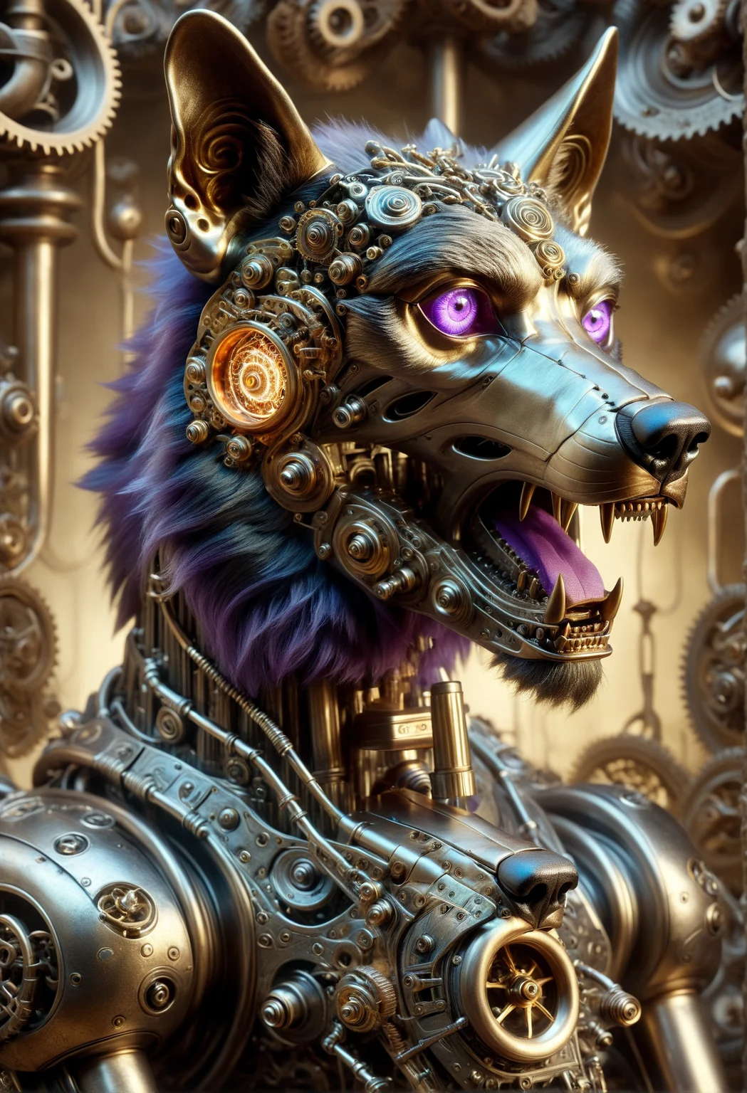 DonMSt34mPXL male male space wolf, wolfish humanoid, human, bipedal, glowing eyes, enlarged fangs, powerful, lunar influences, scifi, tech, youth ripped, indigenous peoples of the america, emerald eyes, cupped ears, round nose, square chin, wide jaw, hollow cheeks, straight forehead, , burgundy short crop hair, joy, transcribing ancient runes onto sacred surfaces, charging them with magic, wearing charm,void-forged dark metal,silver,conjuring,sorcery mystic vestments, channel (pulsating,whirling,lapis lazuli,color calibration tool (for digital art) rotation,brownian motion,temporality,amethyst purple,pewter wand ,curved lines,vertical lines,neon mirage,liquid,whipping,star,cuboid magic:1.0), leaping in mid-air, casting a counter-spell, glowing runes, glowing runes, chains and shackles binding tormented souls, representing their eternal confinement <lora:DonMSt34mPXL-000006:1>
