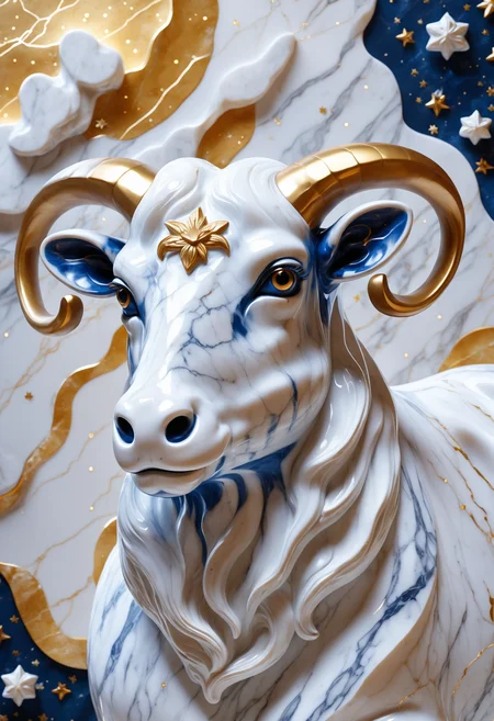 Impasto, Touching Cottagecore (Aries constellation:1.3) , forged by McDonalds, Canadian indoors, digital illustration, gestural, Folk art, artistic, <lora:MarbleStyle:1>, Jed-mrbl, complimentary colors, elaborate, illustrious, atmosphere, holy, ambient atmosphere, theatrical