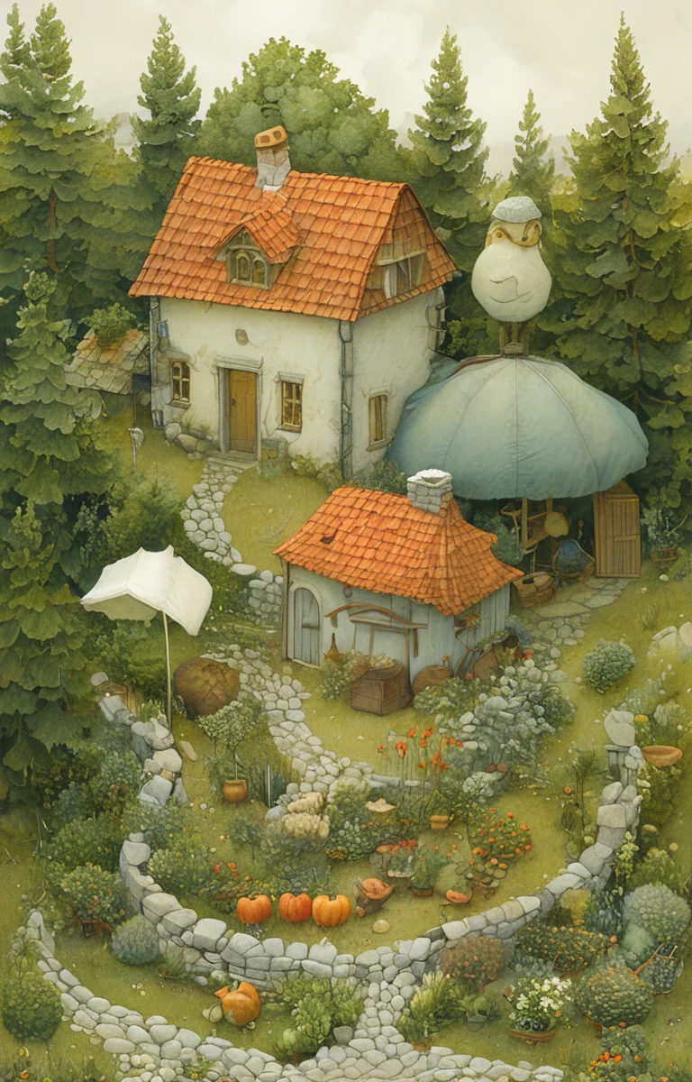 masterpiece,best quality,<lora:tbh159-sdxl:1>,illustration,style of Kestutis Kasparavicius, Nazgul over sleeping town