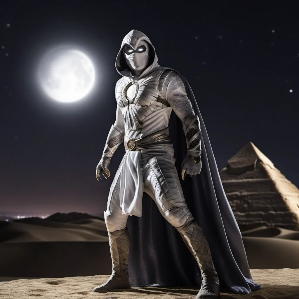 MoonKnight1024, a man, +++(full body), fighting pose, egypt, pyramid, detailed eyes, highly detailed , photography, ultra sharp, film, bokeh, professional, 4k, highly detailed <lora:add-detail-xl:1.5> <lora:MoonKnight1024:0.8>