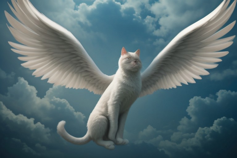 ,(Masterpiece:1.2, high quality),
 cat, :3,  
<lora:cat_20230627113759:0.8> angel wings