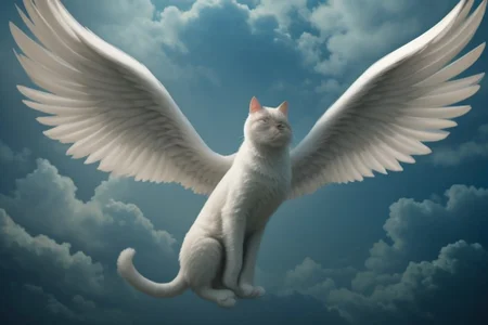 ,(Masterpiece:1.2, high quality),
 cat, :3,  
<lora:cat_20230627113759:0.8> angel wings