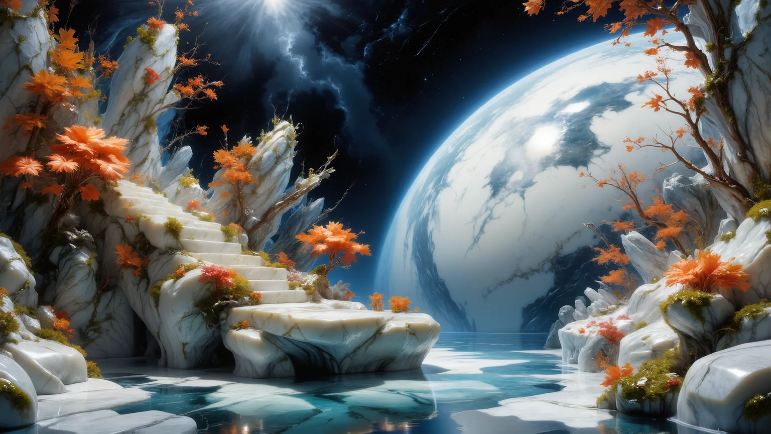 made out of marble
Plants floating in the air in a zero gravity garden in orbit, (branches reaching out in all directions:1.5), creating a surreal botanical space.
Quantumhaikuism 3D Suminagashi technique, wabi-sabi, dappled
Geometric abstraction in the style of Ralph Steadman, David Taylor, John Berkey,
ralph steadman style
atmosphere filled with volumetric light,
light rays, and noises rendered visually,
8k Uhd, Hyperdetailed, Best Quality, Masterpiece, Epic, Award Winning, intricate, beautiful, sharp focus, ultra detaileddetailed,
detail aidmaimageupgrader 3th33r34l