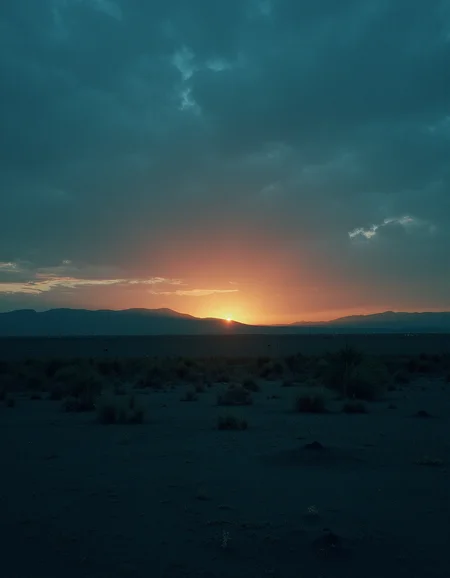 A photo of a vast, empty landscape at dusk, with the sun setting behind a distant mountain range. The sky is a deep shade of indigo., VCTRN, analogstyle, faded photograph <lora:e377b7657231499e9165dad83cdeb312_pytorch_lora_weights:0.8> <lora:amateurphoto-6version:0.6> <lora:35mm_joycap:0.5>