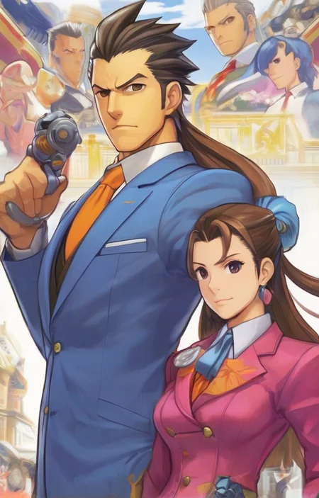 masterpiece,best quality,<lora:tbh259-sdxl:0.9>,illustration,style of Ace Attorney,