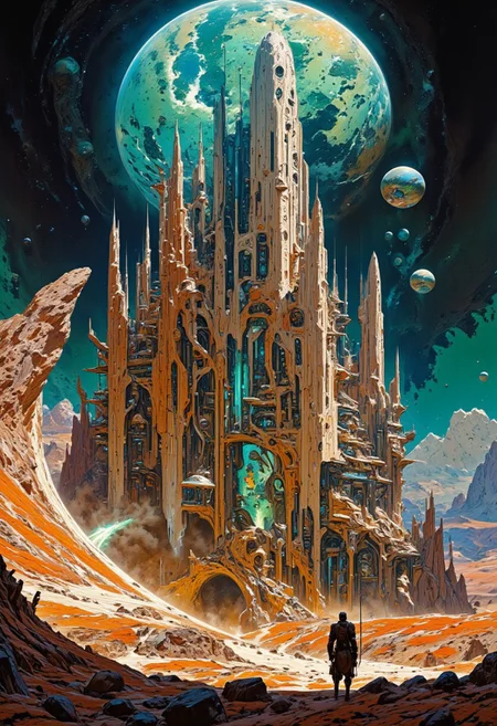 by Hiromu Arakawa and Dom Qwek,  acidwash effect, a human colony on a distant moon faces challenges , hyper detailed, professional poster art, bold lines, award winning,  trending on ArtStation , (intricate details, masterpiece, best quality:1.4), looking at viewer, dynamic pose
<lora:add-detail-xl:1> <lora:xl_more_art-full_v1:0.5>  <lora:NicolaSamori:0.5> in the style of nicola samori <lora:looking_at_viewer:2>