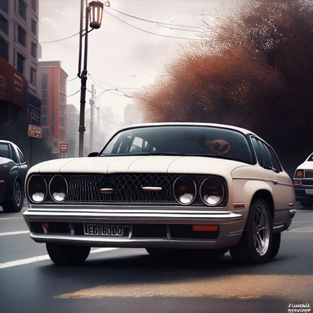 score_9, score_8_up, score_7_up, score_6_up, score_5_up, score_4_up, rating_safe,tpdne,source_western,no humans,vehicle focus,a cartoon car with lips for fenders,cartoon car,outdoors,street