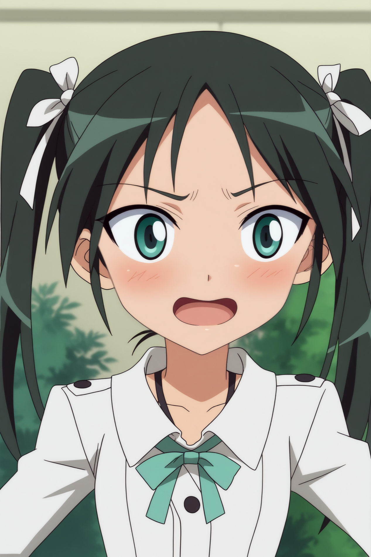 anime screencap, Gattino, upper body, solo <lora:Strike_Witches-Gattino-PDXL-s1:0.8>
