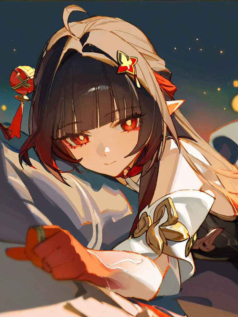 lingsha (honkai: star rail),1girl,ciloranko,  masterpiece, best quality, very aesthetic, absurdres,<lora:lingsha_xl-000015:1>,
