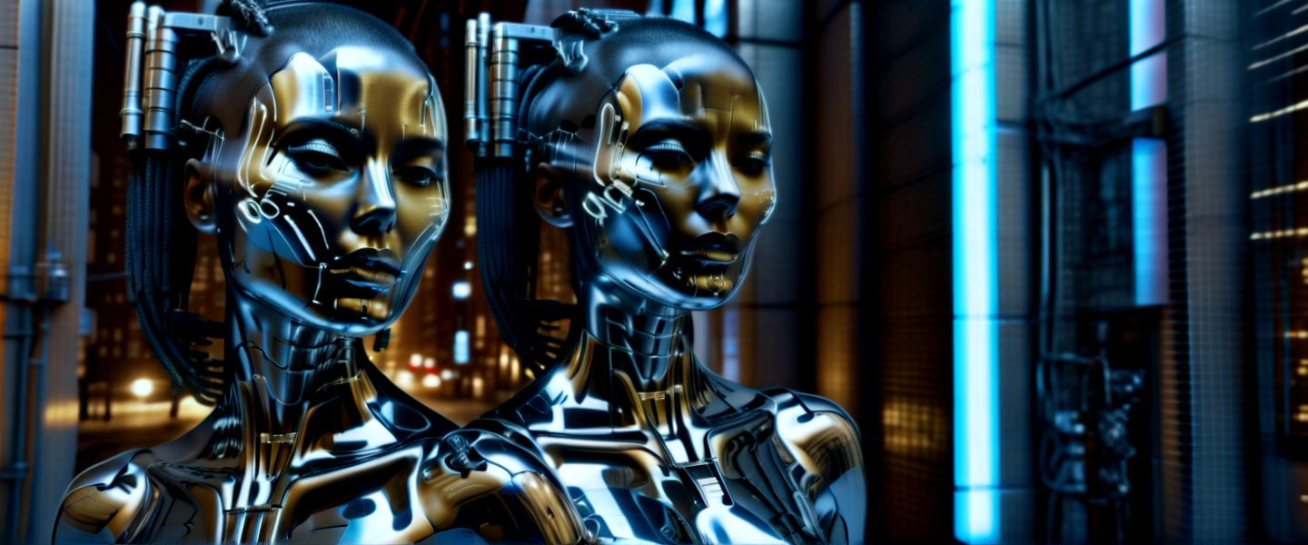 biomechanical cyberpunk close up portrait, cyberpunk style, russian female with chorme skin, (full body:1.331), hightech_robotics (Pinhead:1.1) (Hellraiser) with light in his eyes and dark smoke around his body, (white head:1.3), (neon crisscrossing fine lines on face:1.2), (many neon pins pricked the entire head), BREAK stands still in a back alley, looking out to the crowded main street with neon sign, he is hoping to find the next victim, outdoors, high-tech cyberpunk nightcity background, (unreal engine), ray tracing, dynamic light, godrays, reflections, fisheye view, from below angle, long distance shot, hyper detailed, high quality, neon, dystopian, futuristic, digital, vibrant, detailed, high contrast, reminiscent of cyberpunk genre, (by h.r. giger:1.05), muscular, afro,, . cybernetics, human-machine fusion, dystopian, organic meets artificial, dark, intricate, highly detailed
