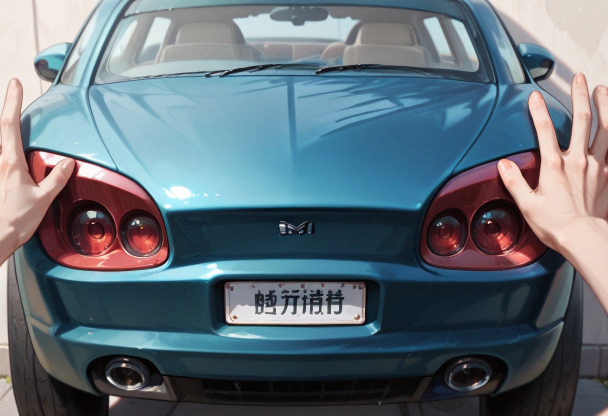 embedding:lazympos, povkabedon, car, view from behind, close-up, no humans, arms, still life