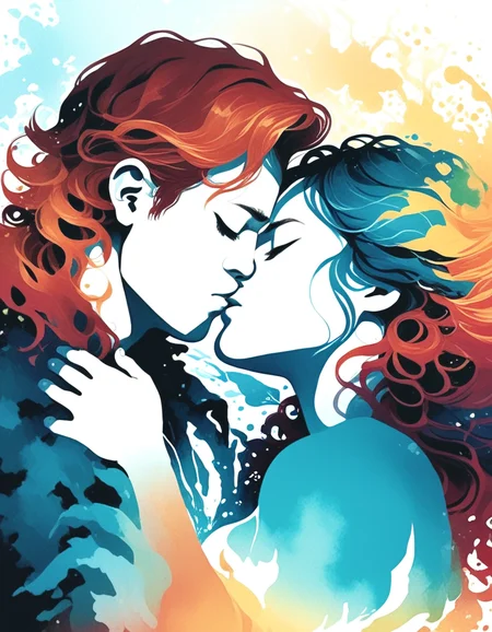 score_9, score_8_up, score_7_up, score_6_up, score_5_up, score_4_up, 1girl, 1boy, embrace, kiss