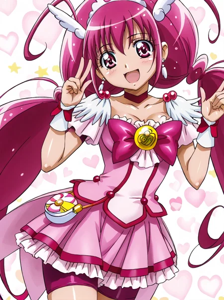 detailed background, shiny skin, posing,
<lora:smapri.pony:1.0>
smapri, curehappy,
large breasts, wide hips, cleavage,