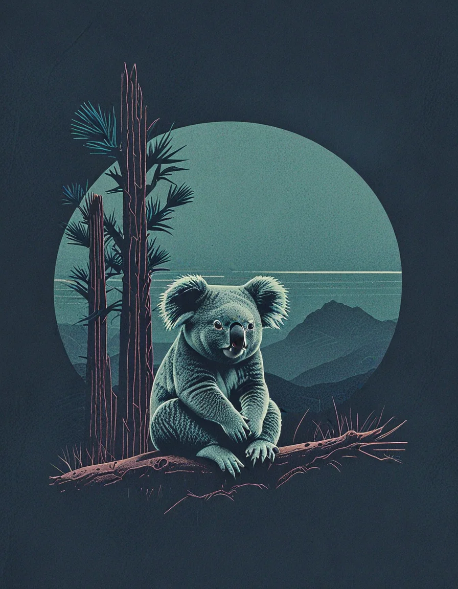koala <lora:novuschroma28 style_drawn:1> novuschroma28 style, <lora:sdxl_lightning_8step_lora:1>